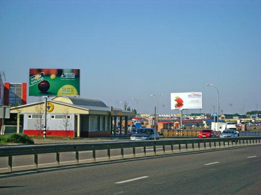 Щит 6x3,  Овидиопольская дорога  - "Эпицентр", от "МЕТРО", к "7 км" из города,