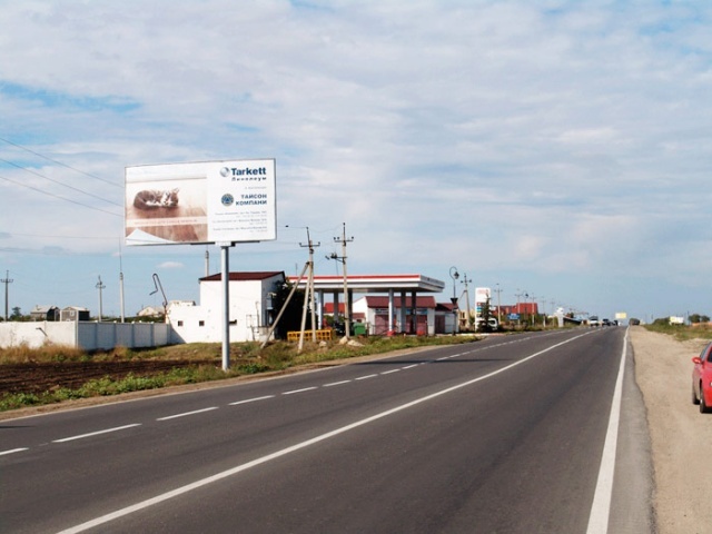 Щит 6x3,  Поворот от переправы к Одессе