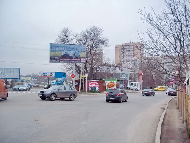 Щит 6x3,  Південна дорога вул. - Семена Палія вул. (ринок Крижанівка) у місто