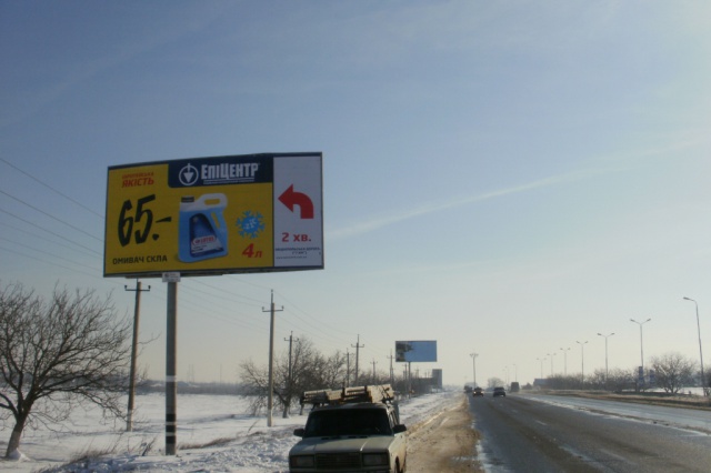 Щит 6x3,  Объездная дорога напротив Аквапарка, от Двух столбов к 7-му км, Овидиопольской дороге
