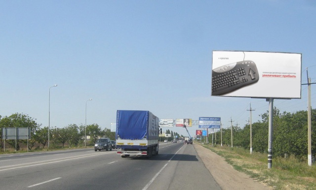 Щит 6x3,  Объездная дорога напротив Аквапарка, от промрынка "7-й км" к Двум Столбам, Авангарду