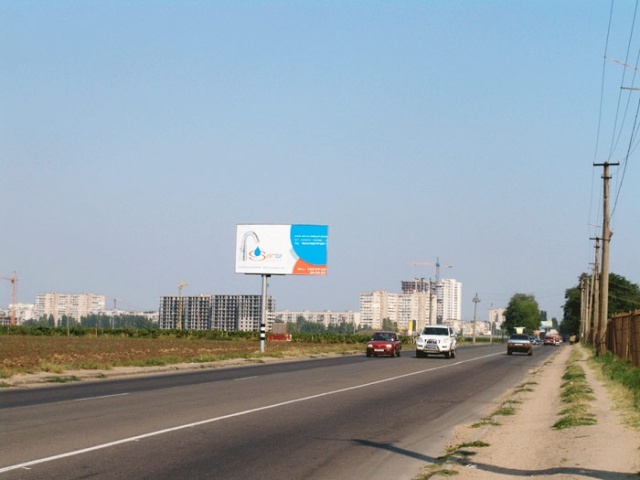 Щит 6x3,  проспект Ак.Глушко (направление в Одессу)